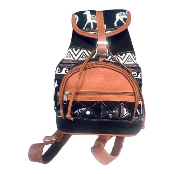 Handbags - Native American motif Mini backpack. Awesome bag.